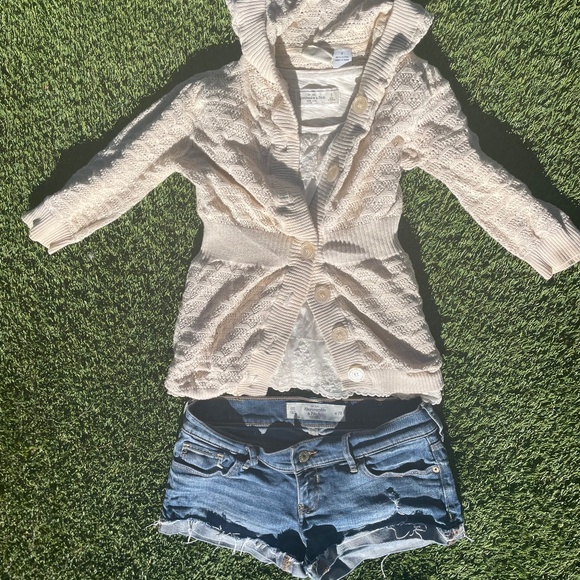 Abercrombie and fitch jeans shorts - Picture 1 of 2